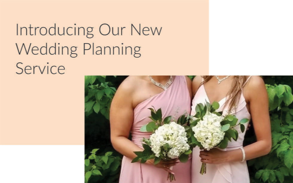 Introducing Our New Wedding Planning Service