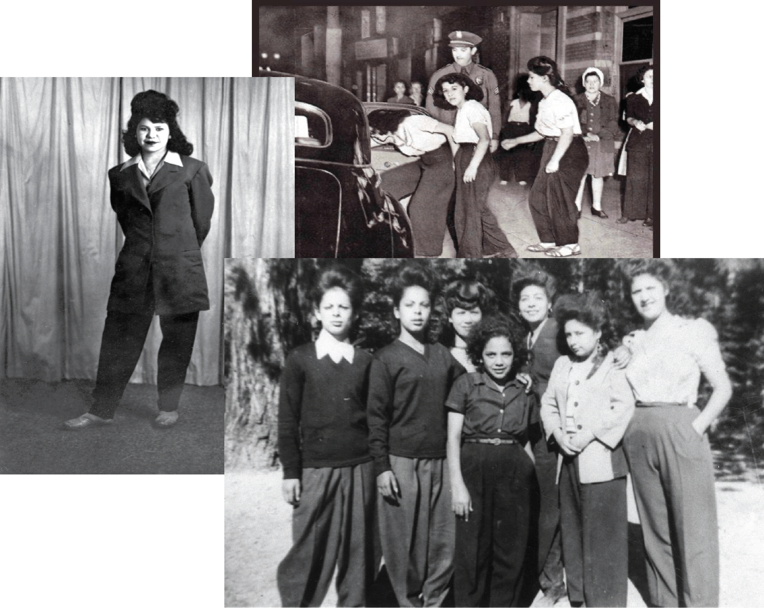 1940 la pachucas first generation South American women zoot suits 