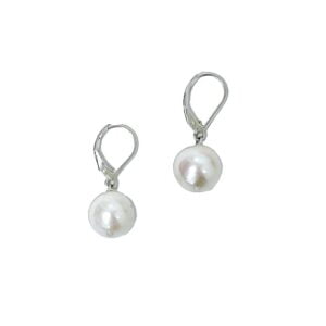 Fresh Water Pearl Earring with sterling silver