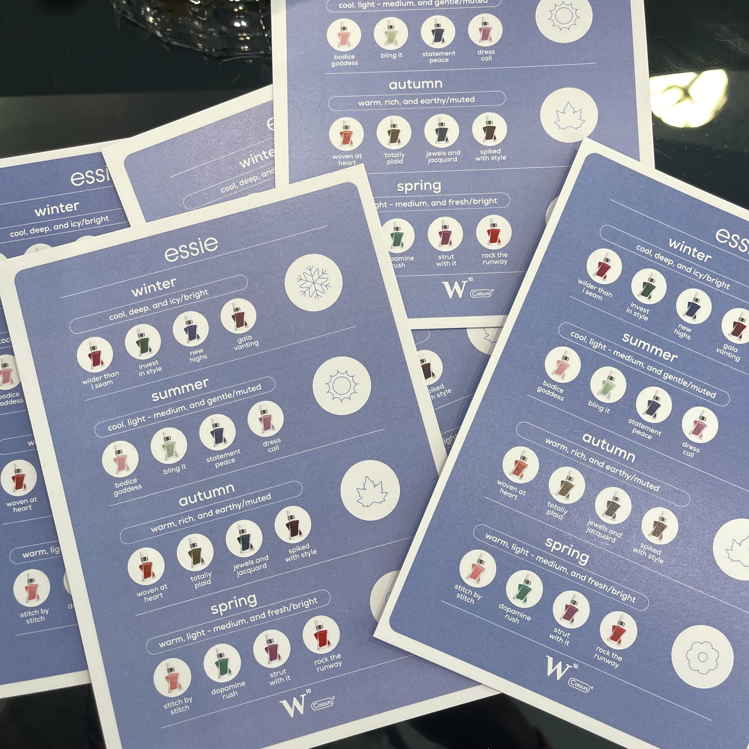 Essie colour analysis workshops toronto. colour analysis events