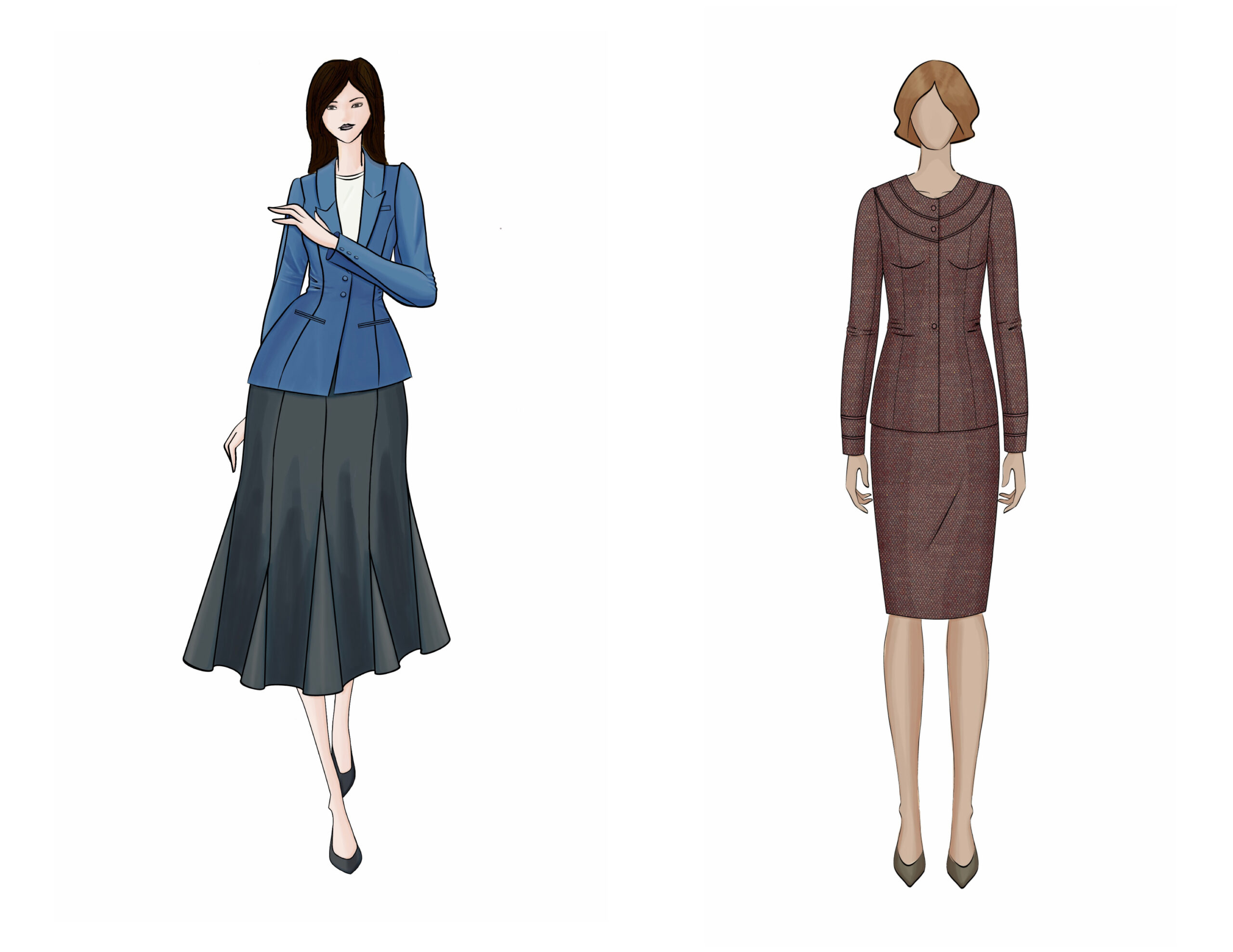 Custom couture Women suits toronto