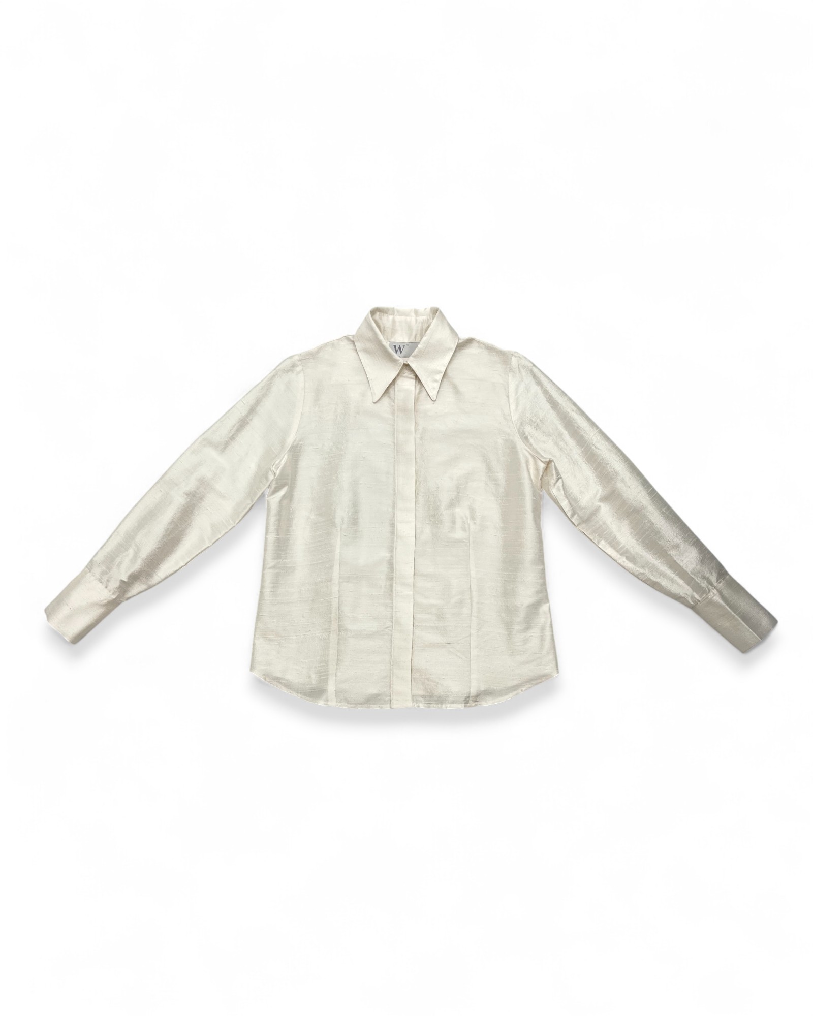Sedona Shirt in Dupioni Silk Custom shirts for women toronto. silk shirts for women.