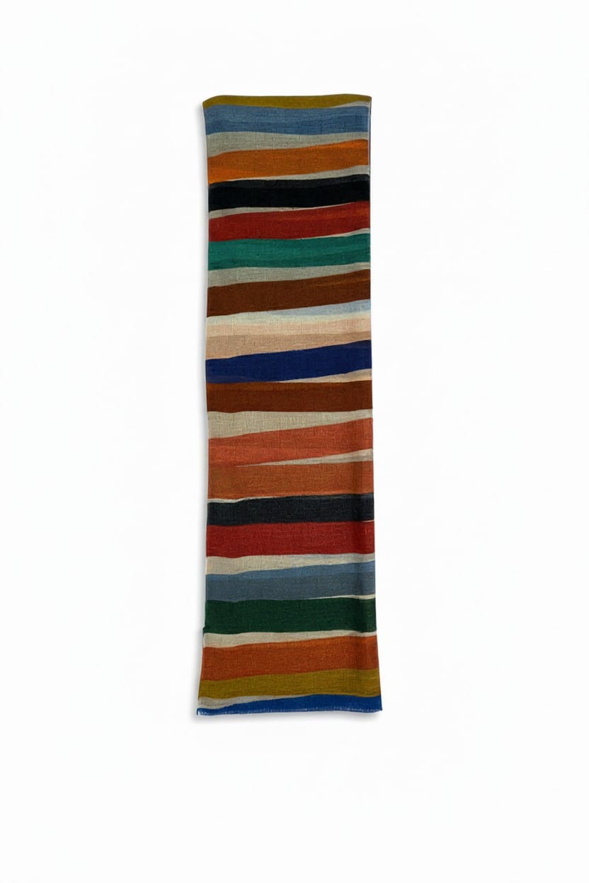 curated scarfs by Colour analysis. wool scarf. and various colour scarf. made in italy