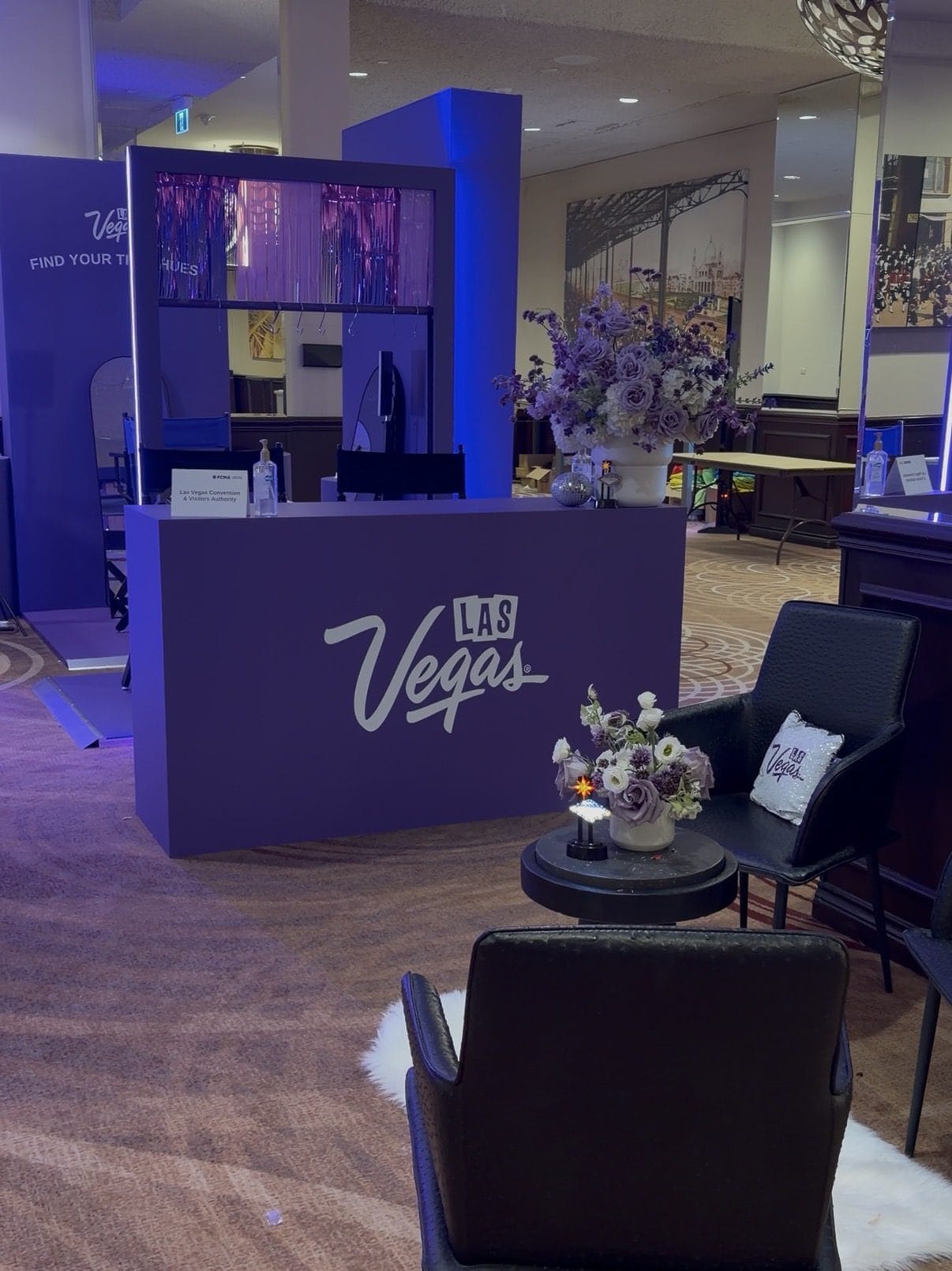 W10 Colours activation build for Las Vegas Convention and Visitors Authority
